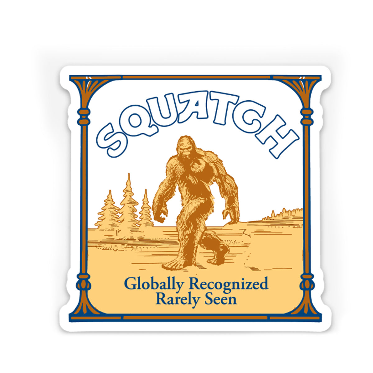 Bigfoot Chicken Camel - Sasquatch Sticker