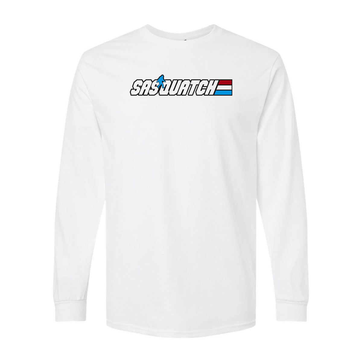 Bigfoot Chicken G.I. Sasquatch long sleeve shirt in white